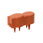 Delimitador Plástico Tijolinho Marrom