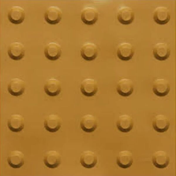 Demarcação Tátil Alerta Ouro Carajás 16 Pçs 25cmx25cm Kapazi