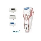 Depilador Kit Feminino Eletrico Corpo 3 Em 1 Kemei Km-3010
