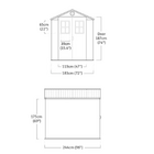 Depósito De Jardim Darwin 6x8 Cinza Keter