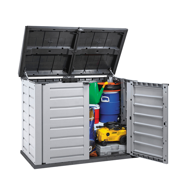 Depósito Galpão Externo 1210l Plástico Cinza Rimax