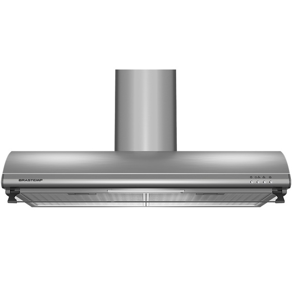 Depurador De Ar Brastemp 80 Cm Inox 5 E 6 Bocas Com Duto Esté