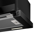 Depurador de Ar de Embutir 60,5 Preto 4 Bocas com Luz de Led 127V (110V) Efficient DE6RB Electrolux