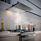 Depurador de Ar de Embutir 60cm Preto 4 Bocas Retrátil com Luz de Led 127V (110V) Efficient DE6RP Electrolux