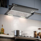 Depurador De Ar Electrolux 60cm Retrátil Preto Efficient Com