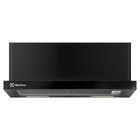 Depurador De Ar Electrolux 60cm Retrátil Preto Efficient Com