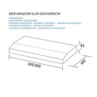 Depurador De Ar Suggar Slim 80cm Di81br