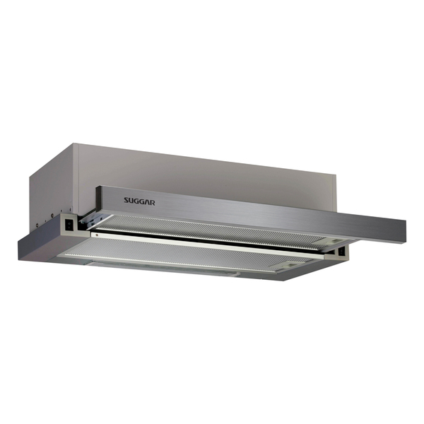Depurador de Embutir 60cm Inox 5 e 6 Bocas 127V (110V) Slim DE61IX Suggar