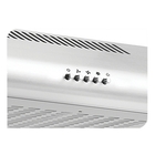 Depurador De Sobrepor Luxo 60cm Branco C/ Visor De Vidro 220v