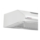 Depurador De Sobrepor Luxo 60cm Branco C/ Visor De Vidro 220v