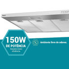 Depurador E Exaustor Inox Philco 3 Velocidades 150w 110v