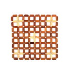 Descanso De Panela Bambu Quadrado 15cm