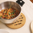 Descanso De Panela De Bambu Diametro 15cm - Mozcada