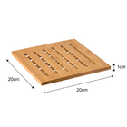 Descanso de Panela Quadrado Bambu Delinia