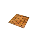 Descanso De Panela Quadrado De Bambu Apoio De Travessa 12x12c