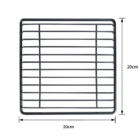 Descanso de Panela Quadrado Metal Delinia