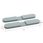 Descanso de Panela Silicone Cinza Celadon Delinia