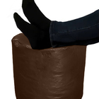 Descanso De Pé Peseira Cheia Puff Redondo Macio Ergonômico Ma