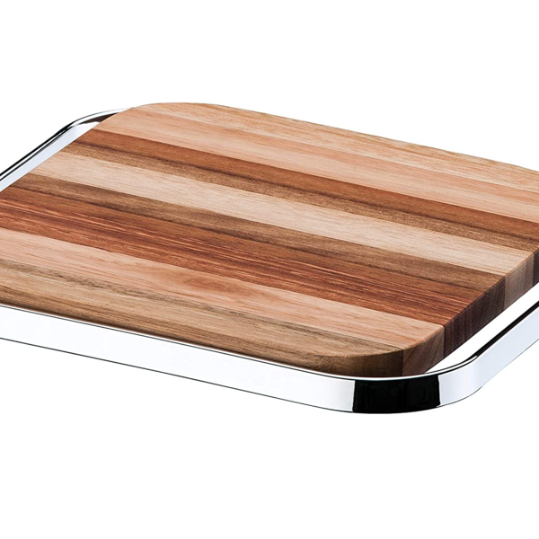 Descanso Para Panelas E Travessas Future Madeira Cromado