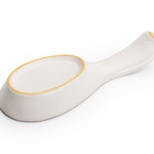 Descanso Para Talher Colher Branca Cerâmica