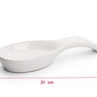 Descanso Para Talher Colher Branca Cerâmica