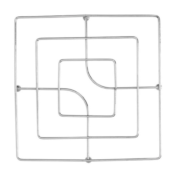 Descanso Suporte Para Panelas Inox 15x15cm Asa20 Mimo Style
