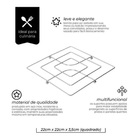 Descanso Suporte Para Panelas Inox 15x15cm Asa20 Mimo Style