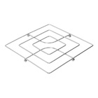 Descanso Suporte Para Panelas Inox 15x15cm Asa20 Mimo Style