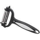 Descascador De Legumes Aço Inox 3em1 Plástico Preto