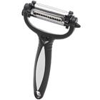 Descascador De Legumes Aço Inox 3em1 Plástico Preto