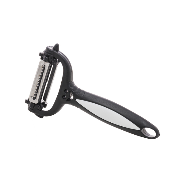 Descascador De Legumes Aço Inox 3em1 Plástico Preto