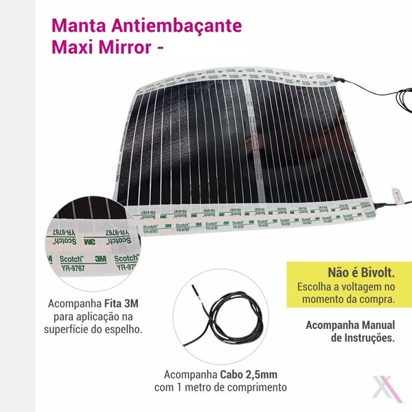 Desembaçador 0 40 X 0 25 Cm - 127v