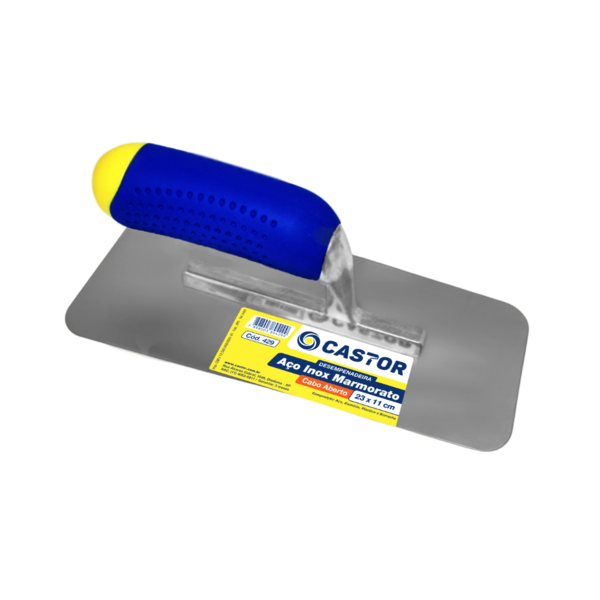 Desemp. Aço Inox Marmorato 23x11x9cm Cabo Emborrachado - Cast