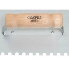 Desempenadeira Aço Dentada 12x25,5cm Compel 0.2401