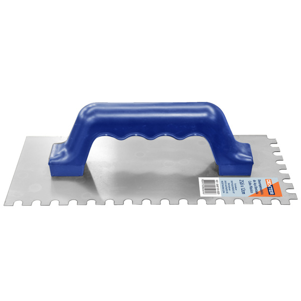 Desempenadeira Aço dentada cabo Plástico 25,6x12cm Dexter