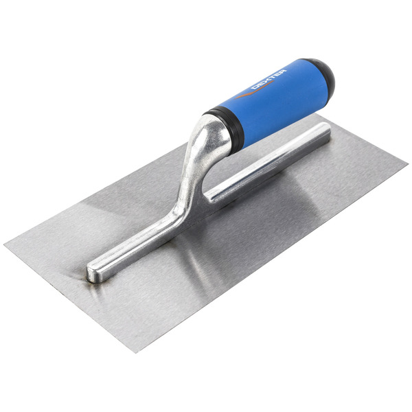 Desempenadeira Aço Inox Italiana Lisa 13x27cm Retangular Dexter