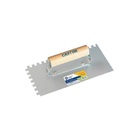 Desempenadeira Castor 10cm X 24cm Aço Dentada Chapa Zincada