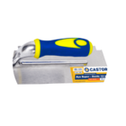 Desempenadeira Castor 10cm X 40cm Aço Dentada Dente 12 Mm