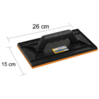 Desempenadeira Castor Plástica 15cm X 26cm Com Borracha