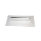 Desempenadeira Injerest Plástica 07cm X 16cm Branca Corrugada