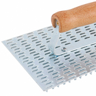 Desempenadeira para raspagem em Aço 14x24cm Cabo Madeira Cortag