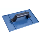 Desempenadeira Plástica Azul Estriada 17 X 30cm - Gerplast