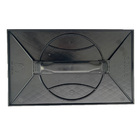 Desempenadeira Plástica Borracha Preta 18x30