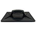 Desempenadeira Plástica Borracha Preta 18x30