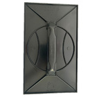 Desempenadeira Plástica Lisa Preta18x30