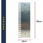 Desempenadeira Regulável 35x12cm