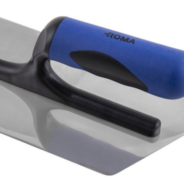 Desempenadeira Roma Trapézio Aço Inox Para Efeito Decorativo