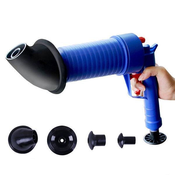 Desentupidor Manual Lorben Pistola Alta Pressão Vaso Sanitári