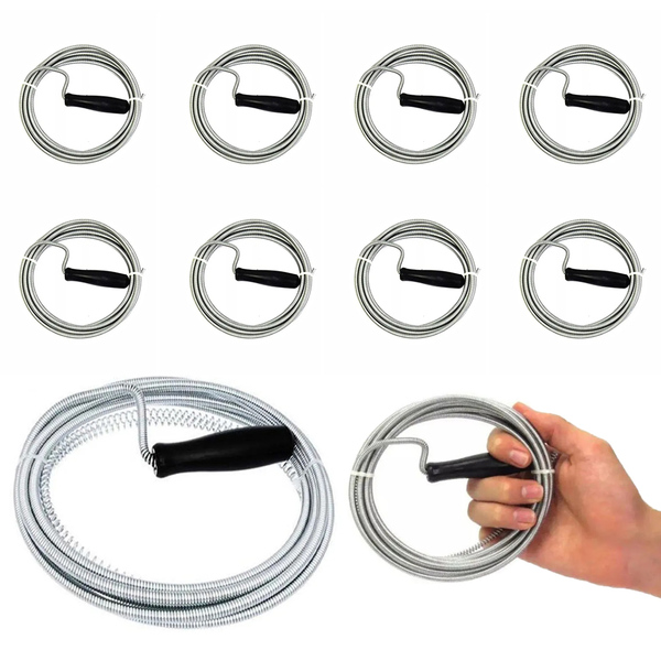 Desentupidor Pias Ralos Canos Lavabo Entupido Kit 10 Und Tira