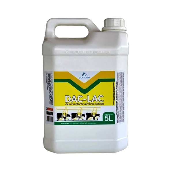 Desincrustante Detergente Alcalino Clorado Daclac Limpeza 5l
